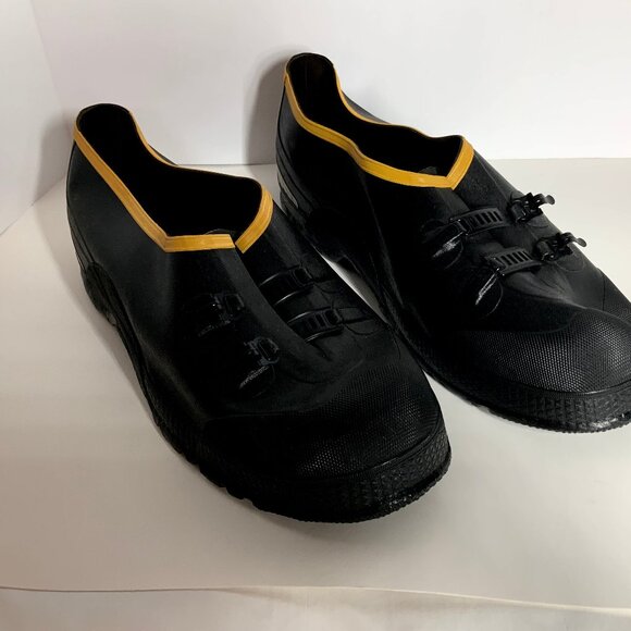 NEW! LACROSSE Men’s Overboots 4-Buckle Black Rubber - Size 16 main image 4